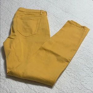 Madewell Yellow Jeans